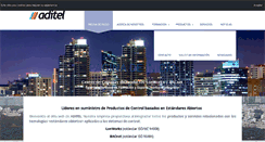 Desktop Screenshot of aditel-sistemas.com